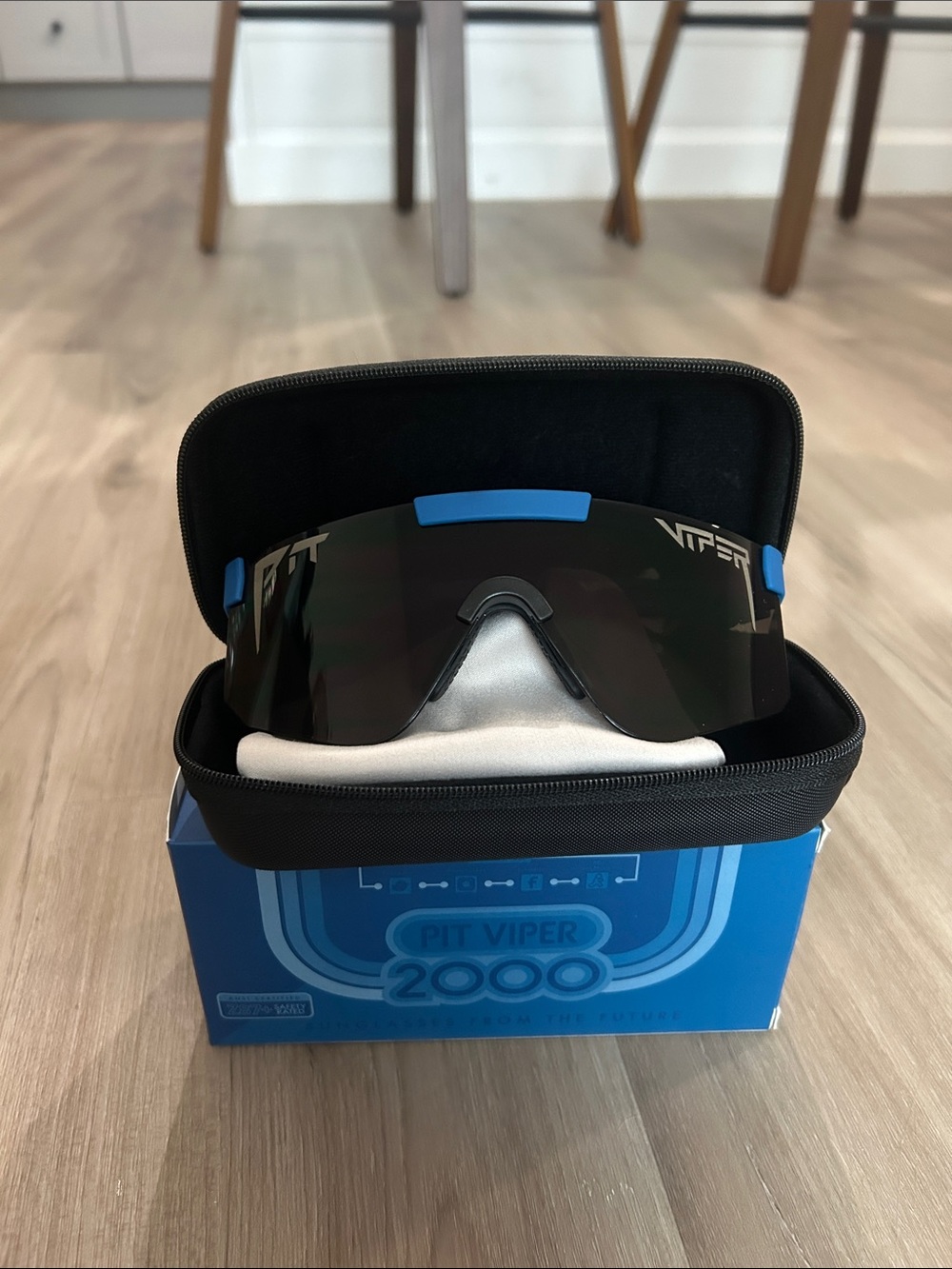 Pit Viper The Seaman Ballistic 2000 Sunglasses Smoke Lens Z87+ Case Included